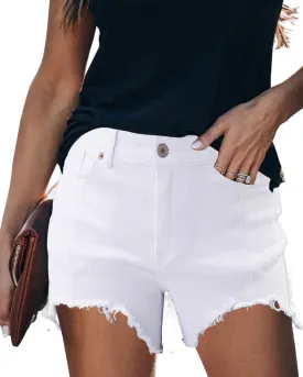 2025 Jean Shorts for Women Casual Stretchy Denim Summer Hot Short