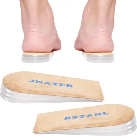 Adjustable (4 Layers) Heel Lift, 4/5 Inch Orthopedic Height Increase Insoles for Leg Length Discrepancies, Heel Pain, Heel Spurs, Achilles tendonitis, Heel Lift Inserts for Women & Men (1Pair, L Size)