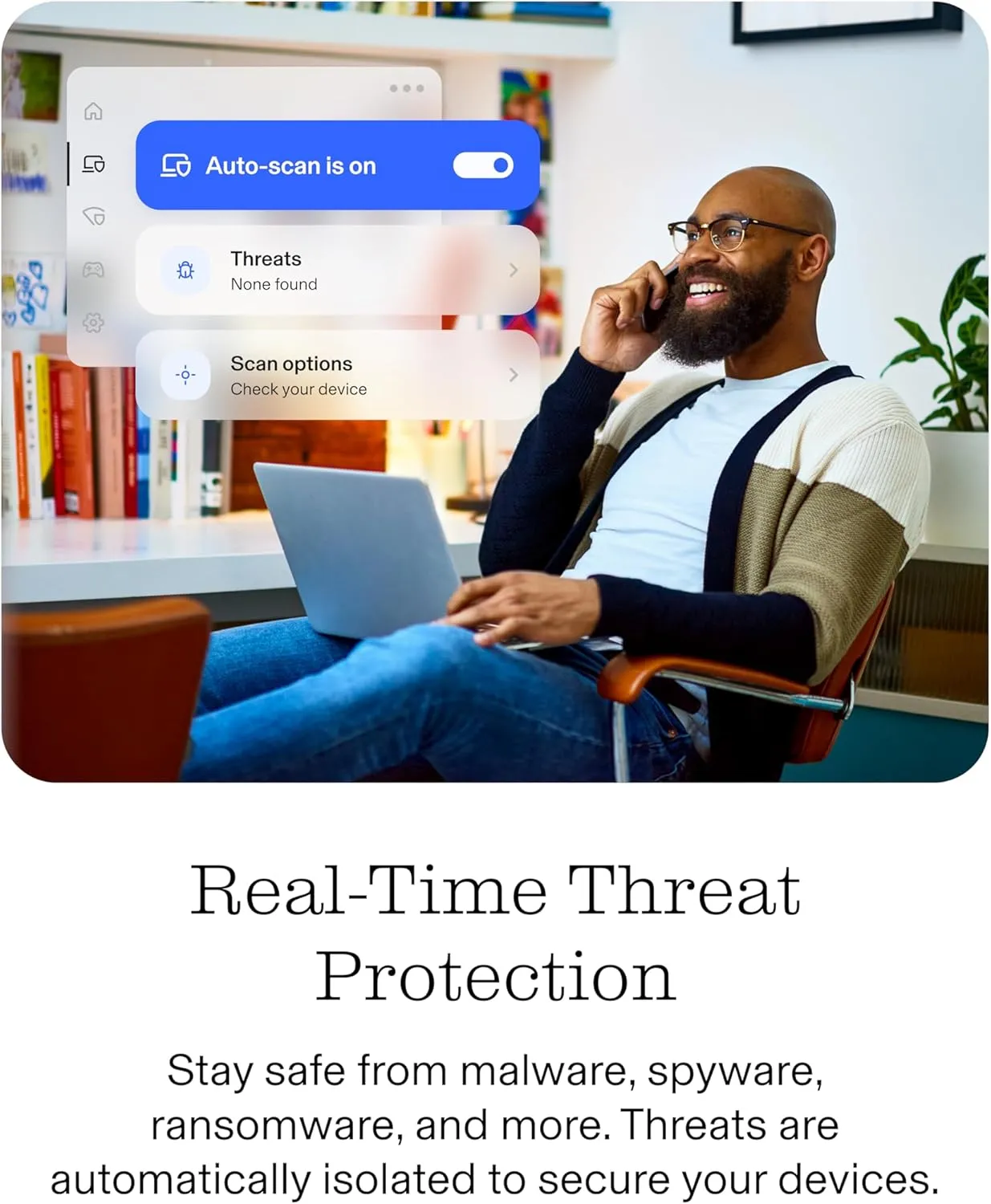 Aura Antivirus | Internet Security | 10 Devices | Includes VPN, Password Manager, Breach Alerts, Anti-Track, Dark Web Monitoring | Antivirus Plan, 1 Year Prepaid Subscription [PC/Mac Online Code]