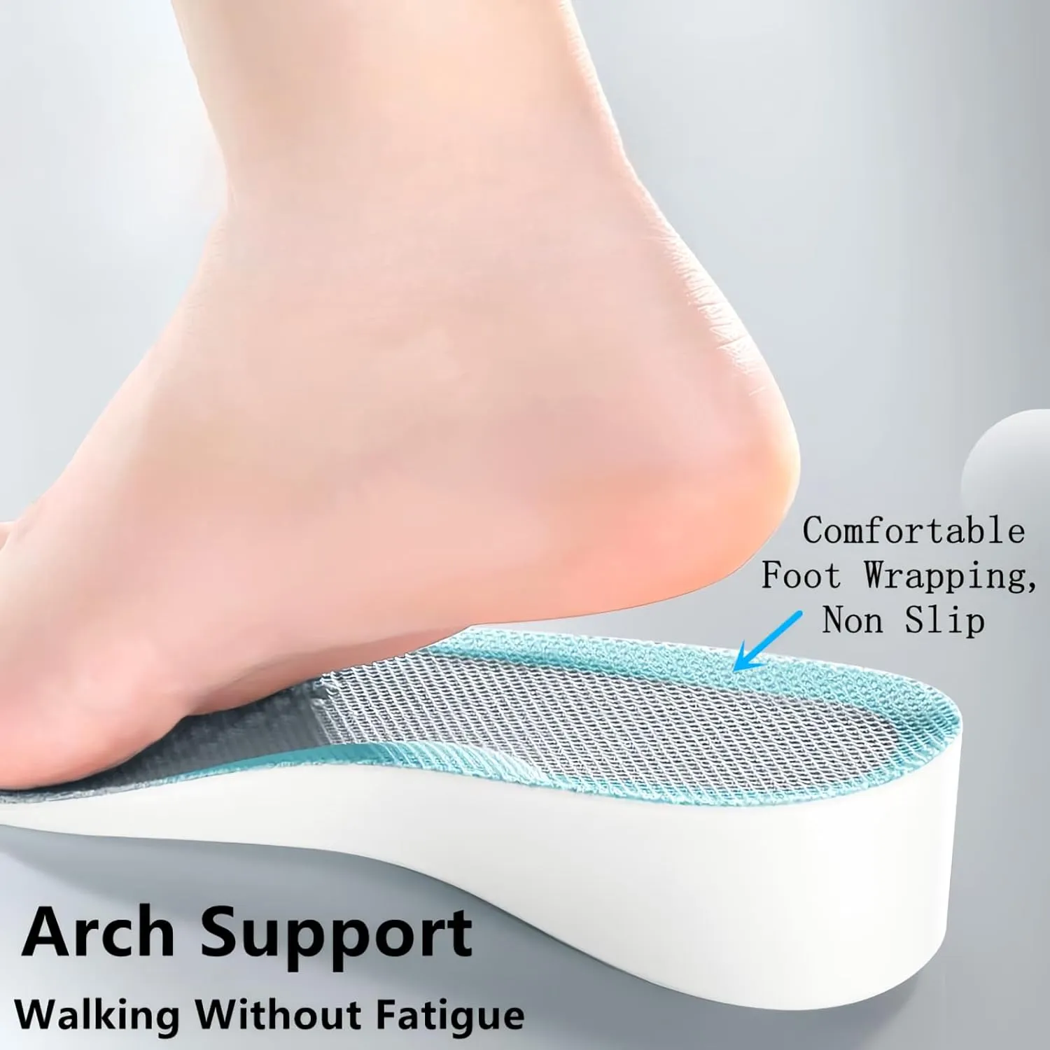 Brandone Height Increase Insoles 1,2,3 Inch for Men Woman Kids,Height Boosting Shoes,Mens Shoe Lifts for Woman,Shoe Wedges Inserts,Highpads 2.0,Rizzsoles,Heel Lifts (11.02''Lx1.6''UP) (1 Pair)