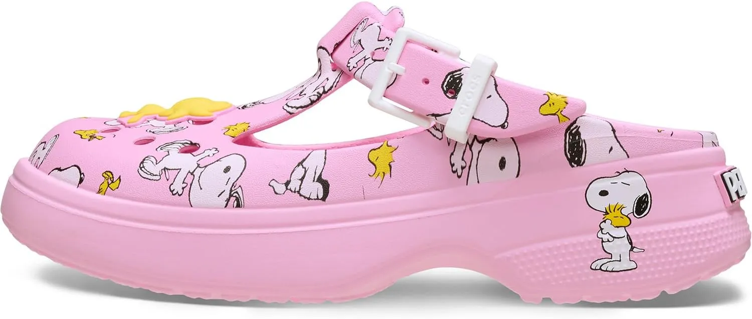 Crocs Unisex-Adult Classic Peanuts Snoopy Mary Jane Clogs