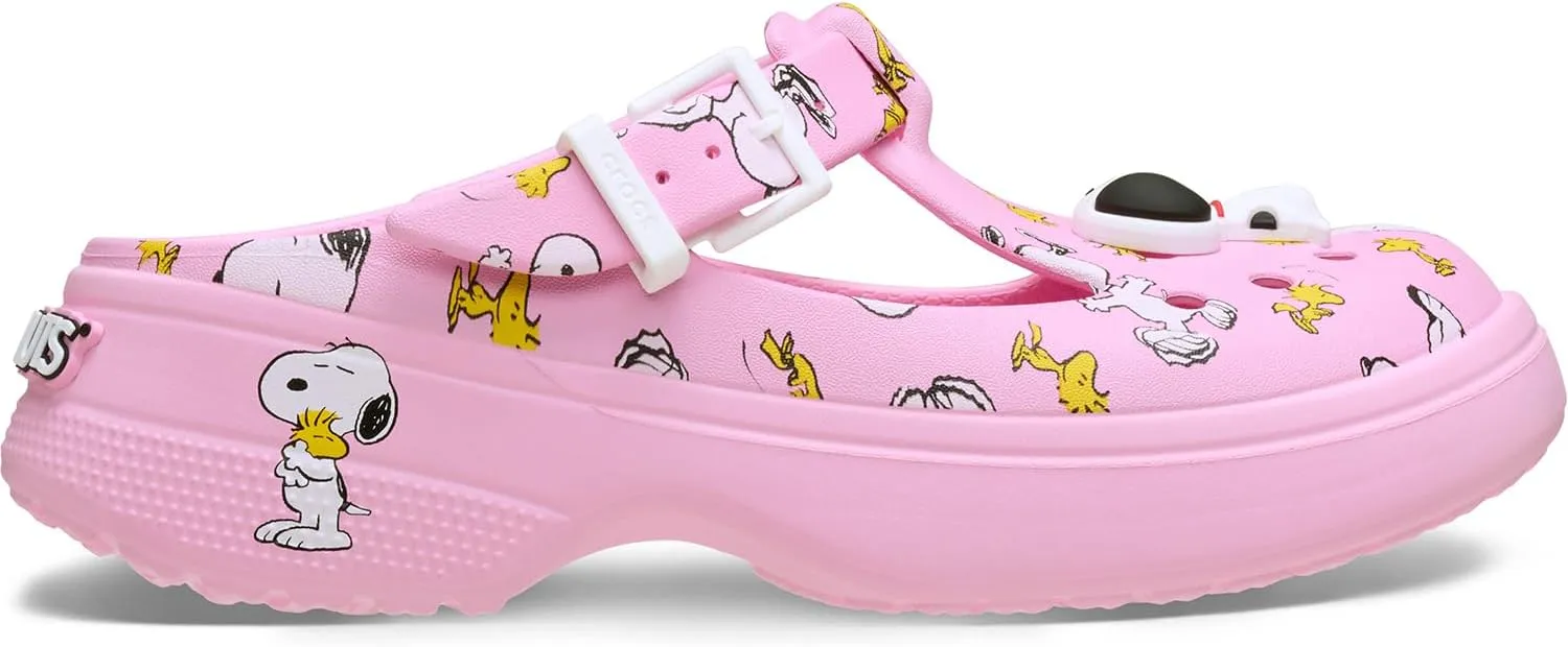 Crocs Unisex-Adult Classic Peanuts Snoopy Mary Jane Clogs