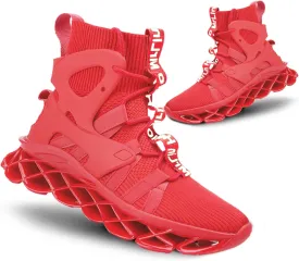 DUDHUH Women's Fashion Sneakers Running Shoes Womens Non Slip Comfortable Blade Type Athletic Walking Shoes for Women