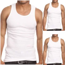 Falari 3 Pack Men's A-Shirt Tank Top Gym Workout Undershirt (Slim & Muscle Fit ONLY)