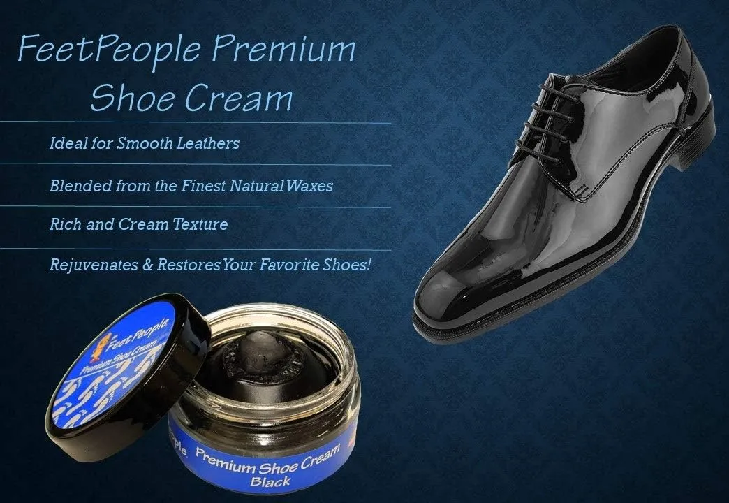 FeetPeople Premium Shoe Cream 1.5 Oz, Various Colors!