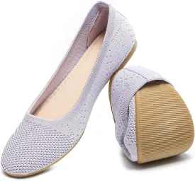 HEAWISH Comfortable Round Toe Flats Shoes Women, Slip On Ballet Flats for Women, Casual Women's Flats for Walking