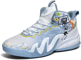High Top Basketball Shoes Men Shoes Women Shoes Non-Slip Breathable Outdoor Shoes Fashion Graffiti Training Shoes Volleyball Shoes