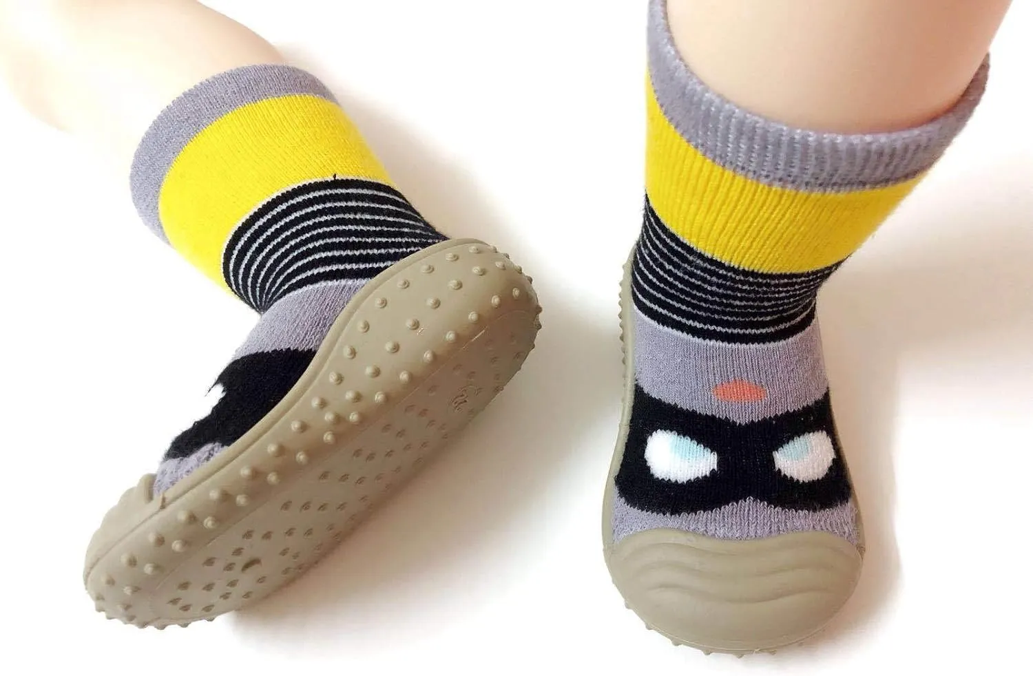 HOWELL Baby Toddler Sock Shoes Infant First Walking Shoes Indoor Anti-Slip Slippers for Baby Girls Boys