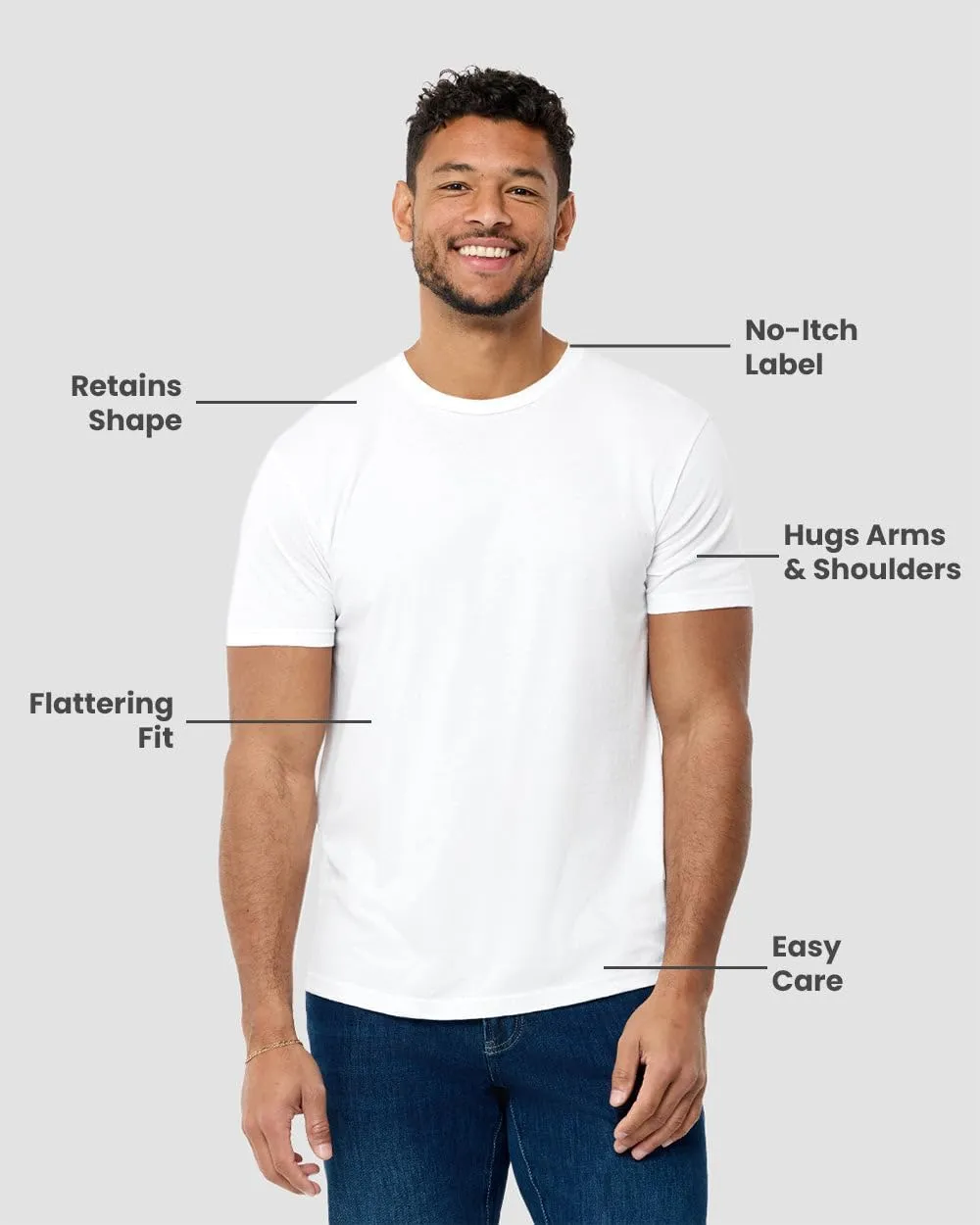 INTO THE AM Mens T Shirt - Short Sleeve Crew Neck Soft Fitted Tees S - 4XL Fresh Classic Tshirts