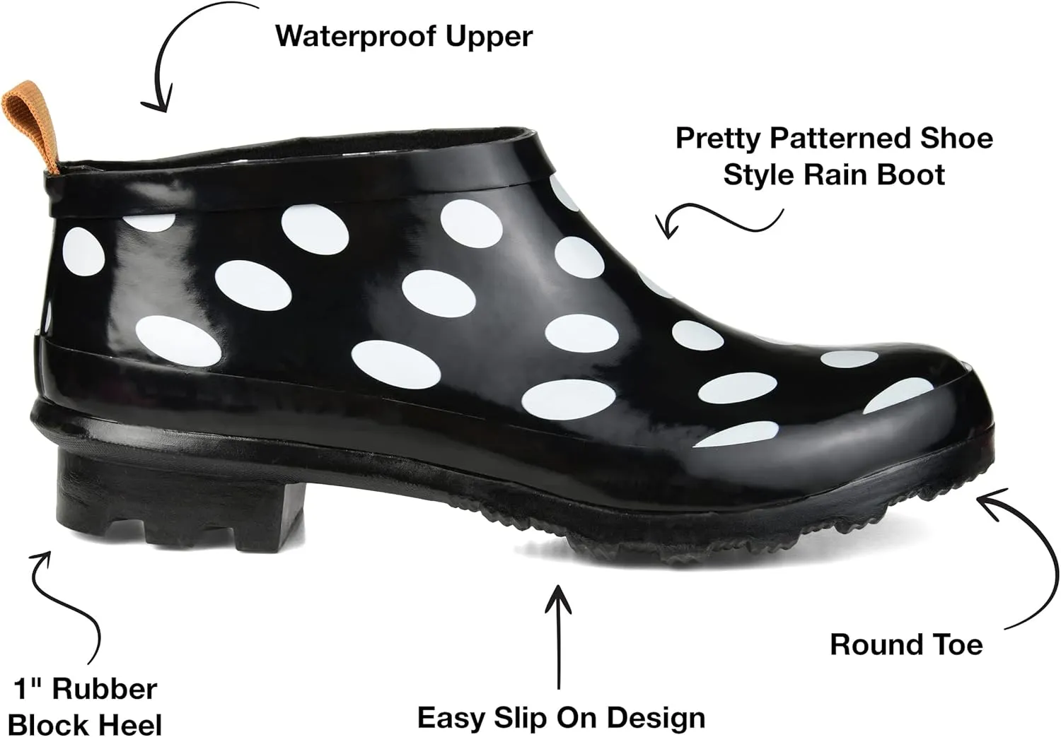 Journee Collection Women's Rainer Rain Boot