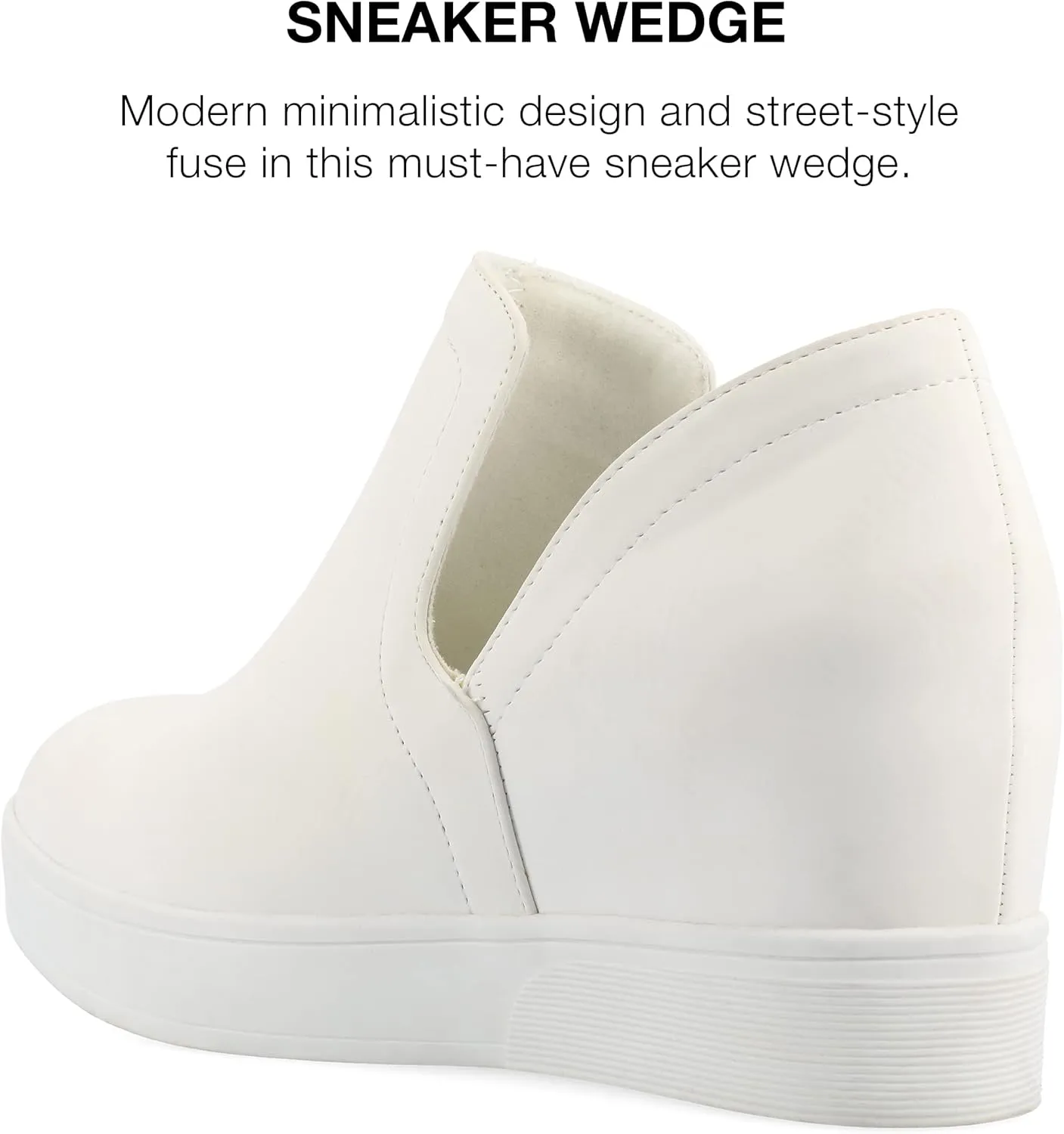 Journee Women's Cardi Sneaker Wedge