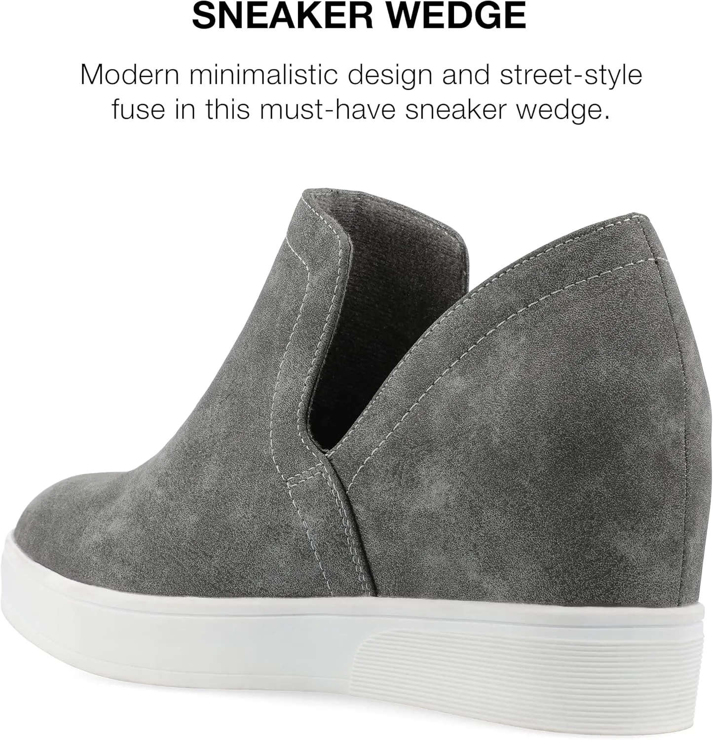 Journee Women's Cardi Sneaker Wedge