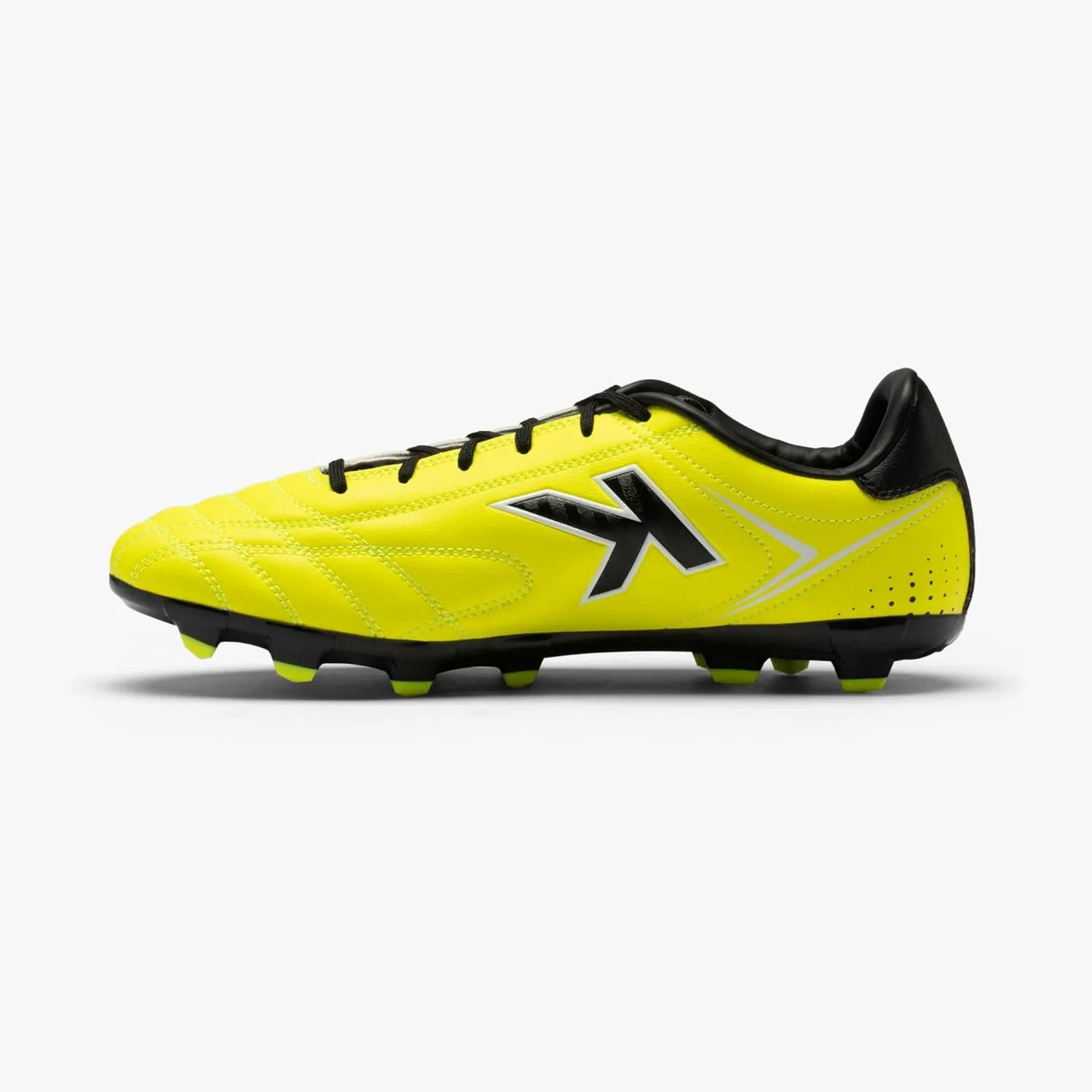 KELME K-Fighting Microfiber Leather Soccer Cleats, Firm/Artificial Ground Outdoor Shoes, for Men Women