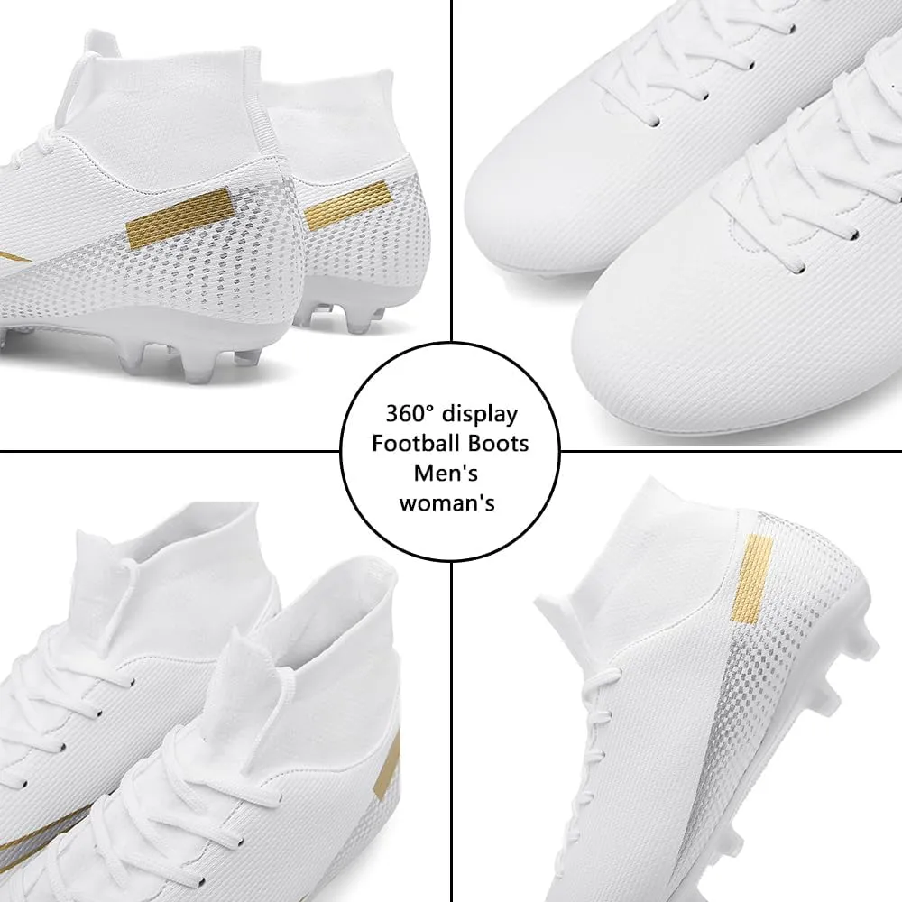 Kids Soccer Cleats Boys Girls Football Shoes Athletic Anti-Slip Outdoor/Indoor Sports Shoes