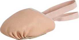 Linodes Leather Pirouette Half Sole Jazz Ballet Dance Shoe Turning Shoes for Women and Girls