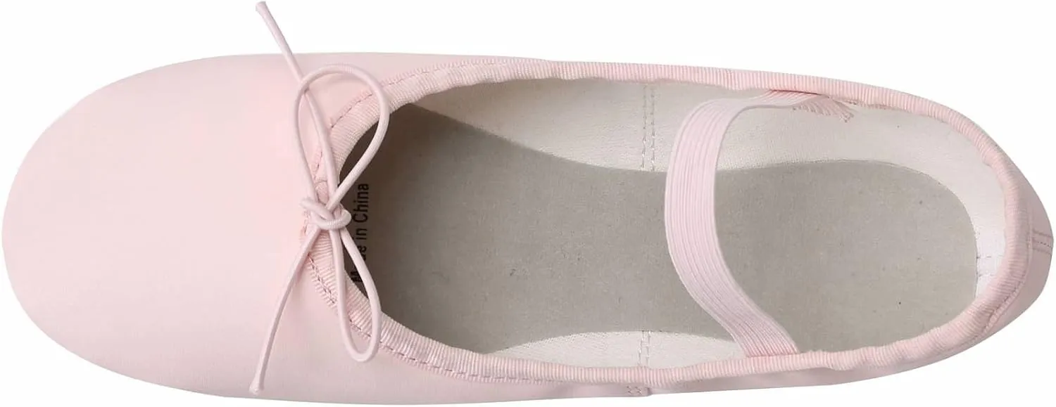 Linodes PU Leather Ballet Shoes/Ballet Slippers/Dance Shoes for Women and Girls