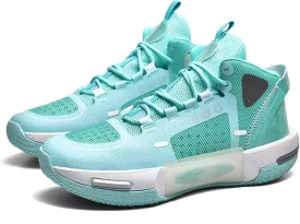 Men's and Women's Basketball Shoes Fashionable Sports Shoes High Elasticity Sunning Shoes Comfortable and Breathable Badminton Sports Shoes Anti Slip and Wear-Resistant Casual Shoes