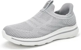 Men's Hands-Free Slip On Sneakers | Laceless Walking Shoes for Gym/Travel/Office