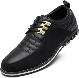 Men's Modern Oxford Leather Fashion Sneakers Walking Shoes Business Office Party Prom Dress Shoes Size 7-15
