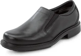 Men's Ontario, Black, Twin Gore Dress Style Slip Resistant Soft Toe Work Shoe