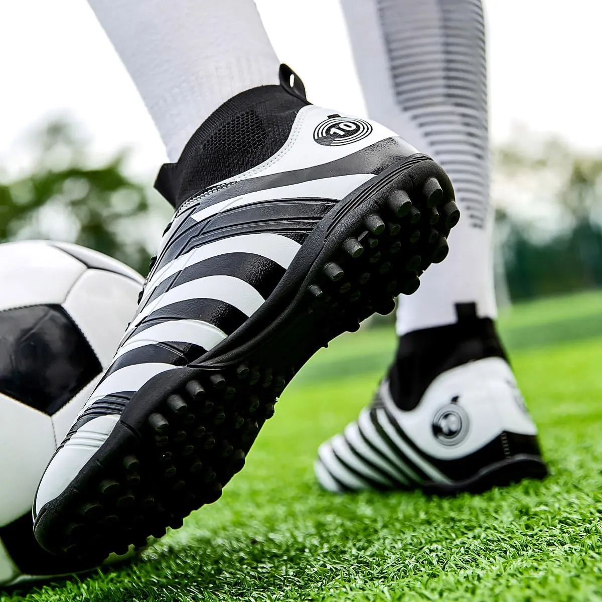 Mens Soccer Cleats Womens Football Cleats Youth Soccer Shoes for Big Boys