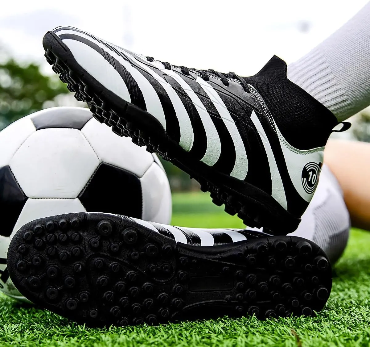 Mens Soccer Cleats Womens Football Cleats Youth Soccer Shoes for Big Boys