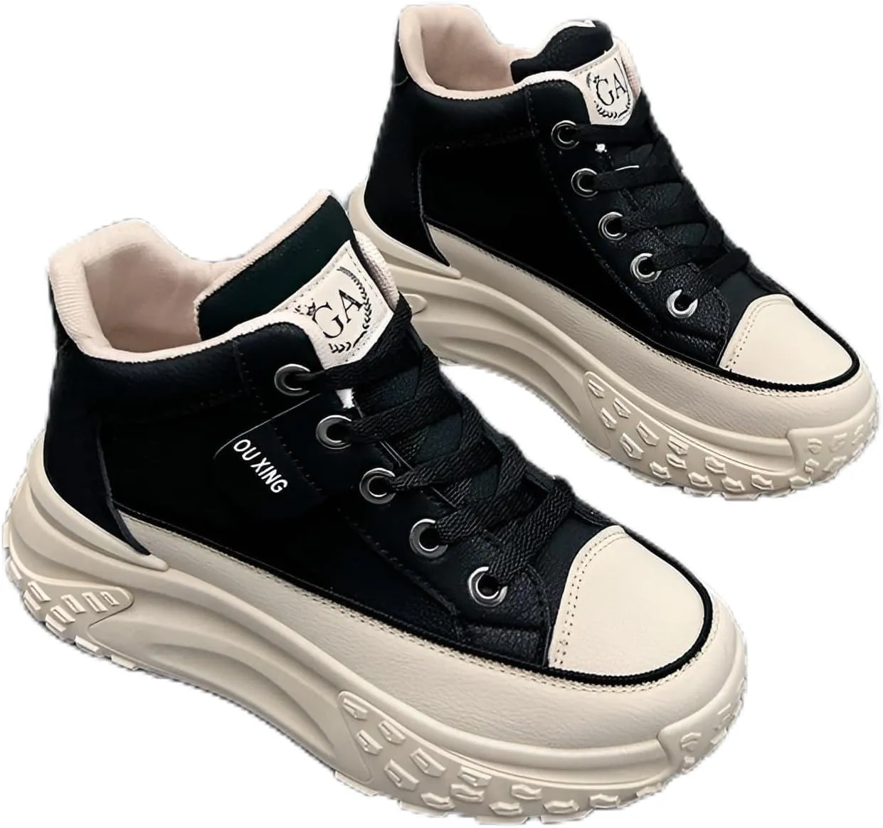 Mokcoliy]Elevator Sports Shoes Women's HY908 Chunky Platform Sneakers - 2023 Fall Fashion Thick Sole Walking with Anti-Slip Design, Comfortable Gym for Running/Jogging/Daily Use