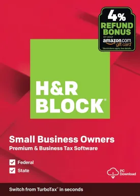 [OLD VERSION] H&R Block Tax Software Premium & Business 2019 [Amazon Exclusive] [PC Download]