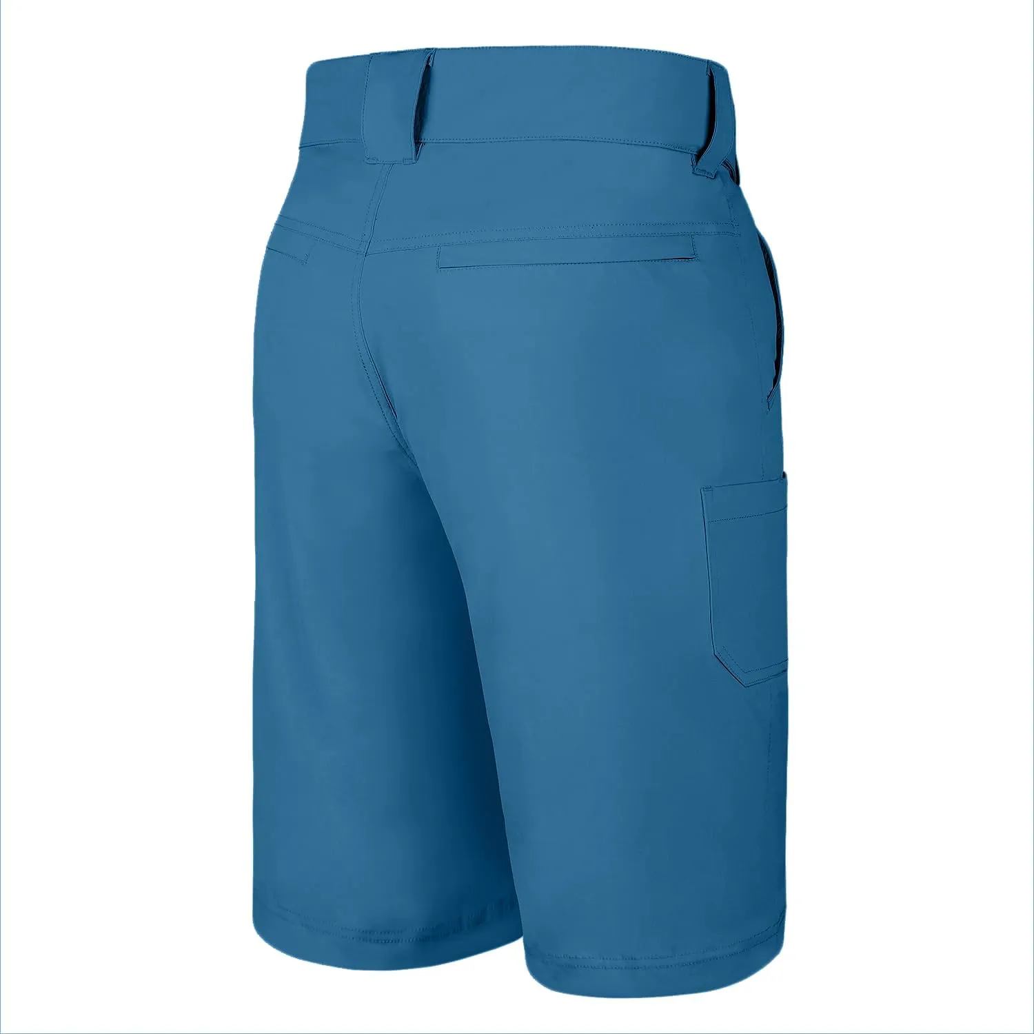 Palmyth Men's Fishing Short Quick Dry 10.5?? Sun Protection UV UPF 50  Cargo Shorts Water Resistant for Saltwater Freshwater