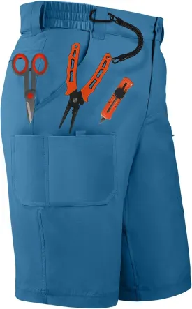 Palmyth Men's Fishing Short Quick Dry 10.5?? Sun Protection UV UPF 50  Cargo Shorts Water Resistant for Saltwater Freshwater