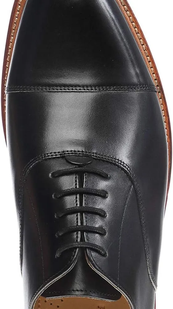 PANGAEA [4 Laces] 2-Pair Pack Waxed Round Oxford Shoe Laces for Dress Shoes Chukka 3/32Inch Thin
