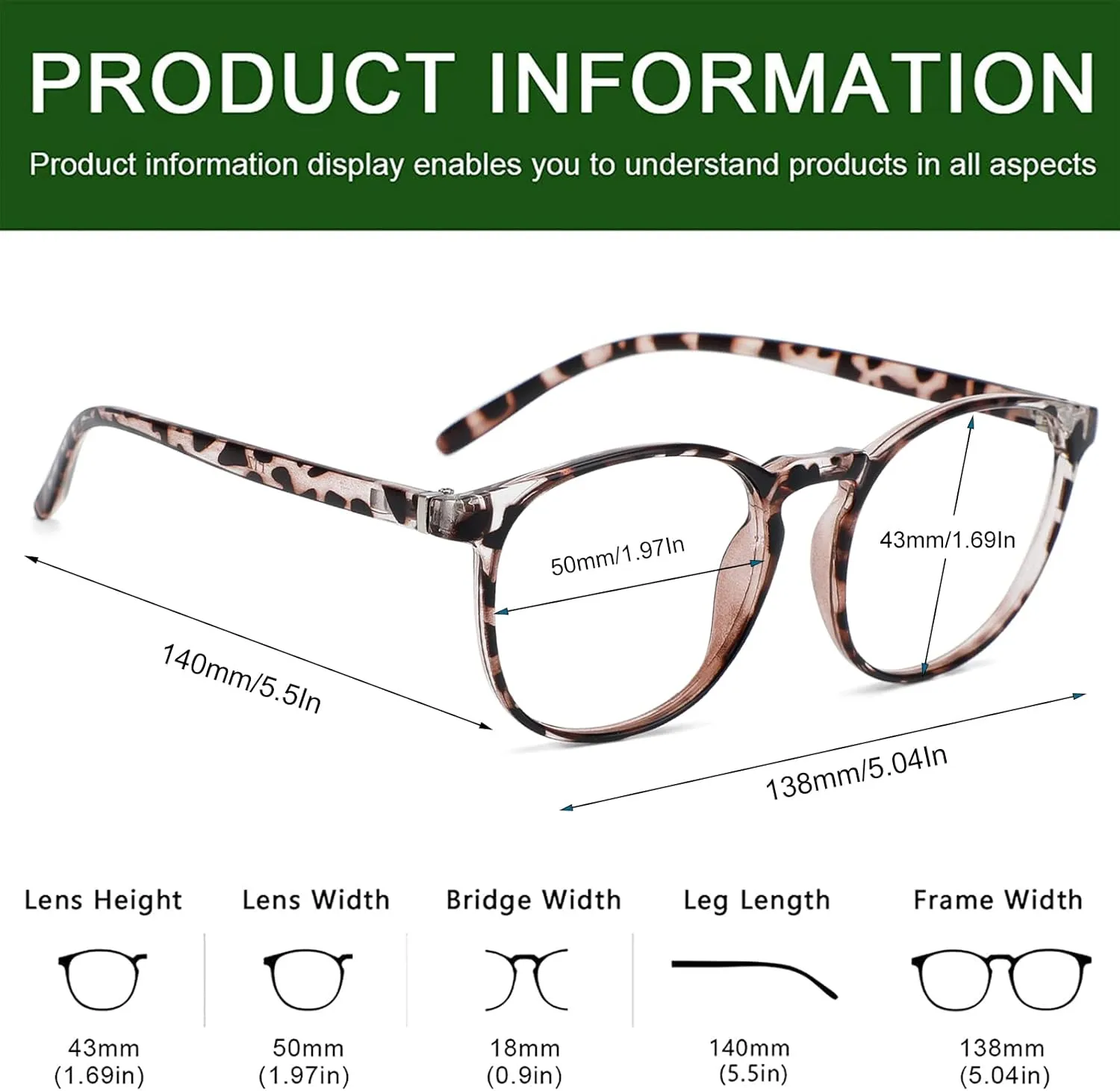 Przene 3 Pack Blue Light Blocking Glasses Women/Men,Retro Round Computer Glasses Anti Eye Strain/UV/Glare, Gaming Glasses. (Black/Crystal/Transparent Amber)