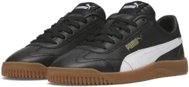 PUMA Unisex-Child Shoes Club 5v5 Sneaker, White Black-Feather Gray, 4 US Big Kid