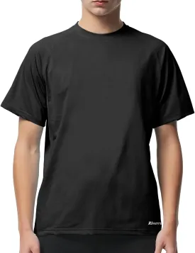 Riverruns Fishing T-Shirt Men??s UPF 50  Sun Protection Fishing Shirt Short Sleeve Performance Tee #1006