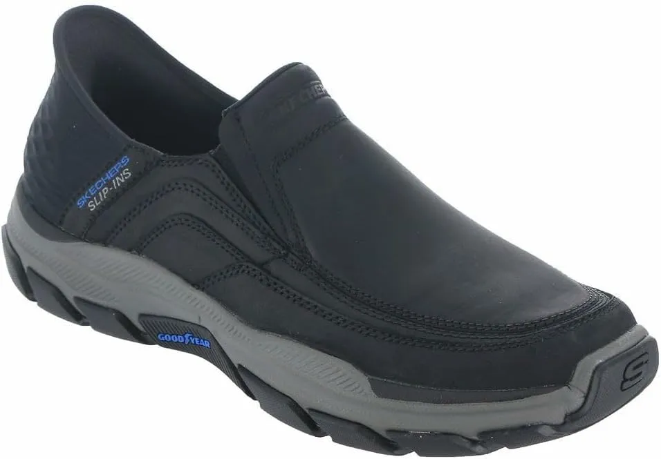 Skechers USA Men's Respected-Elgin 204810 Moc Toe Leather Slip-Ins