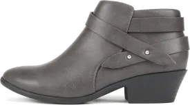 Soda SWEETEN Women's Fashion Closed Toe Multi Strap Ankle Bootie Block Heel (Wide Fit Available)
