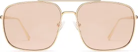 SOJOS Retro Square Aviator Sunglasses Womens Mens Aesthetic Y2k Light Lens Shades SJ1176
