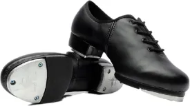 Synthetic Tap Shoes Oxford Dancing Shoes for Men,Adults, Black