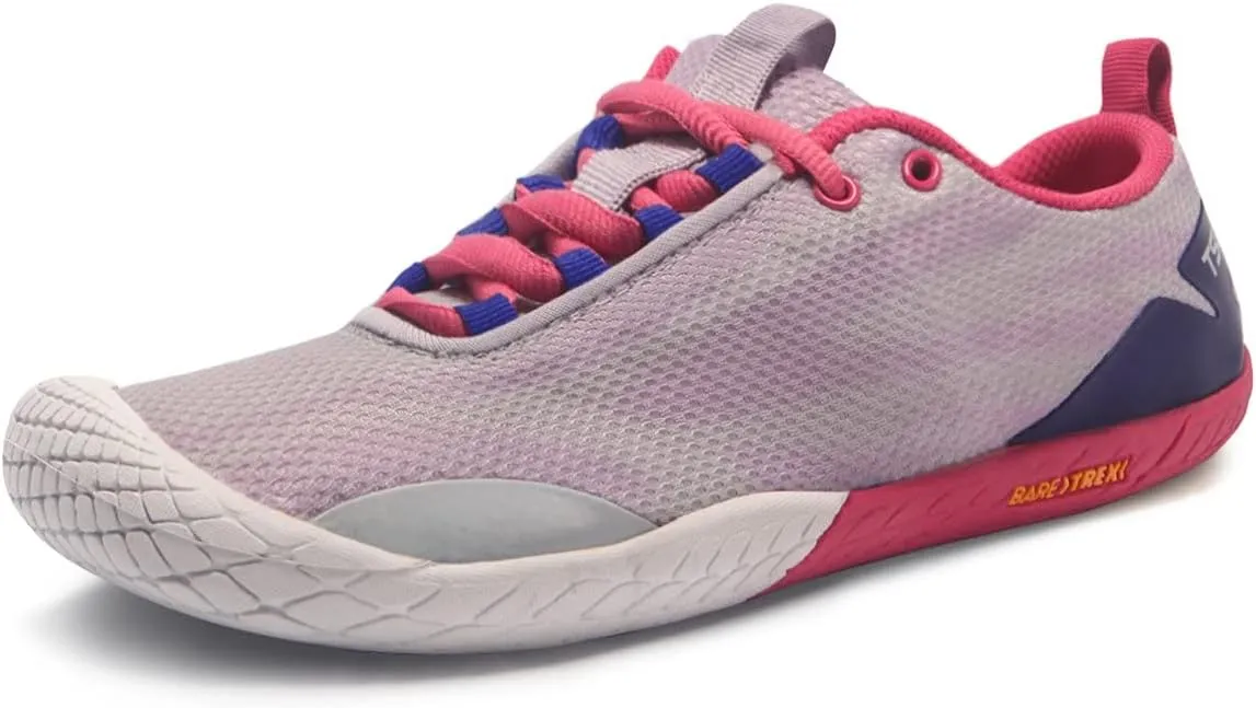 TSLA Women's Trail Running Shoes, Lightweight Zero Drop Barefoot, Non-Slip Outdoor Minimalist Shoes