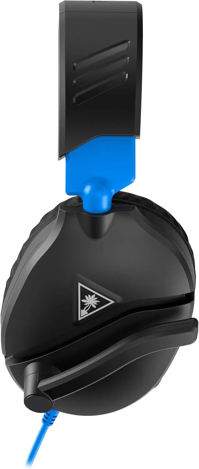 Turtle Beach Recon 70 Multiplatform Gaming Headset for PS5, PS4, Xbox Series X|S, Xbox One, PC & Mobile w/ 3.5mm Wired Connection - Flip-to-Mute Mic, 40mm Speakers, Lightweight Design, Black