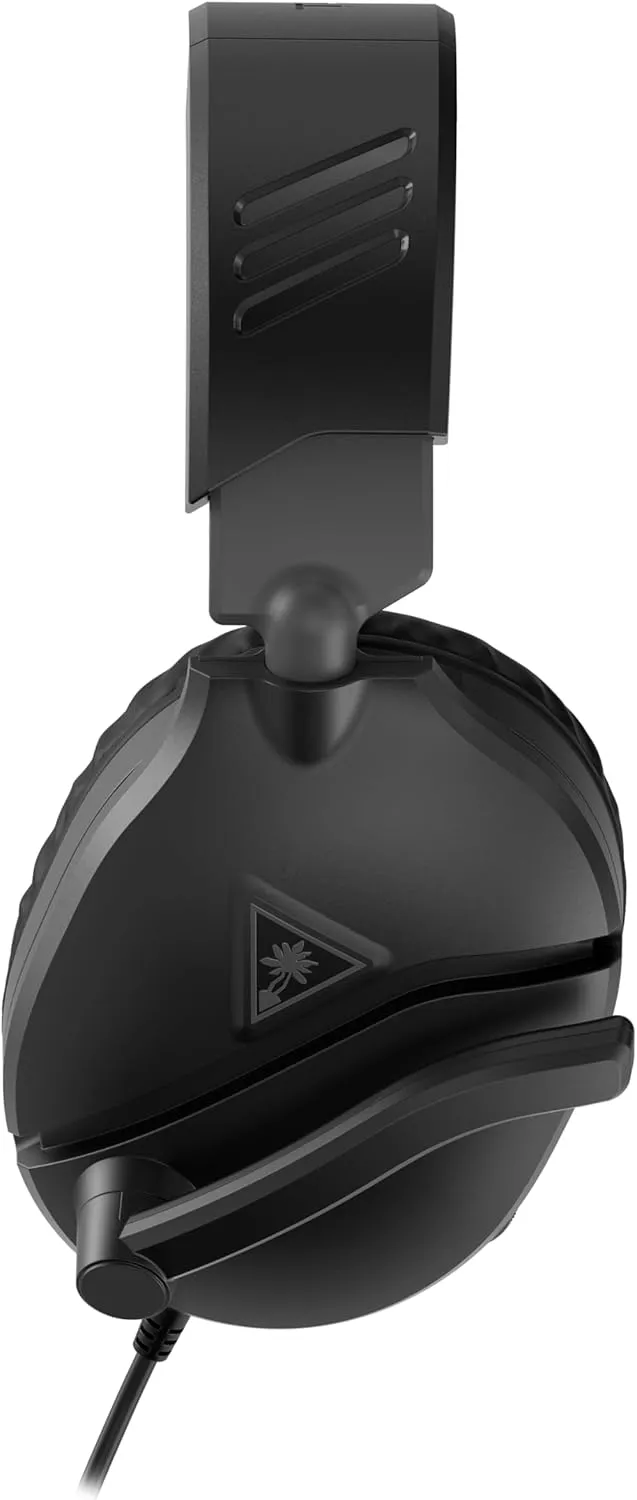 Turtle Beach Recon 70 Multiplatform Gaming Headset for PS5, PS4, Xbox Series X|S, Xbox One, PC & Mobile w/ 3.5mm Wired Connection - Flip-to-Mute Mic, 40mm Speakers, Lightweight Design, Black