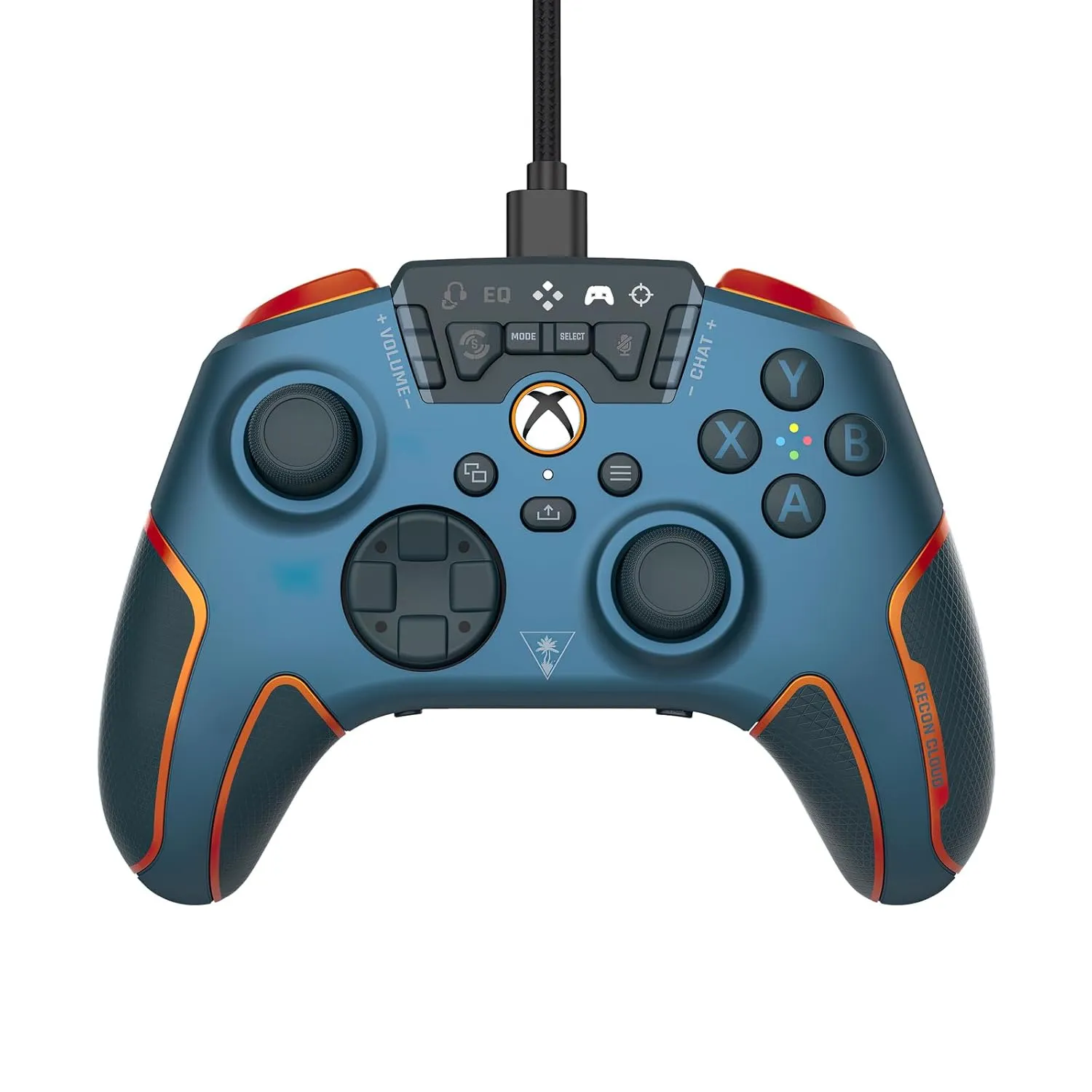 Turtle Beach Recon Cloud Wired Game Controller with Bluetooth for Xbox Series X|S, Xbox One, Windows, Android Mobile Devices  Remappable Buttons, Audio Enhancements, Superhuman Hearing  Blue Magma