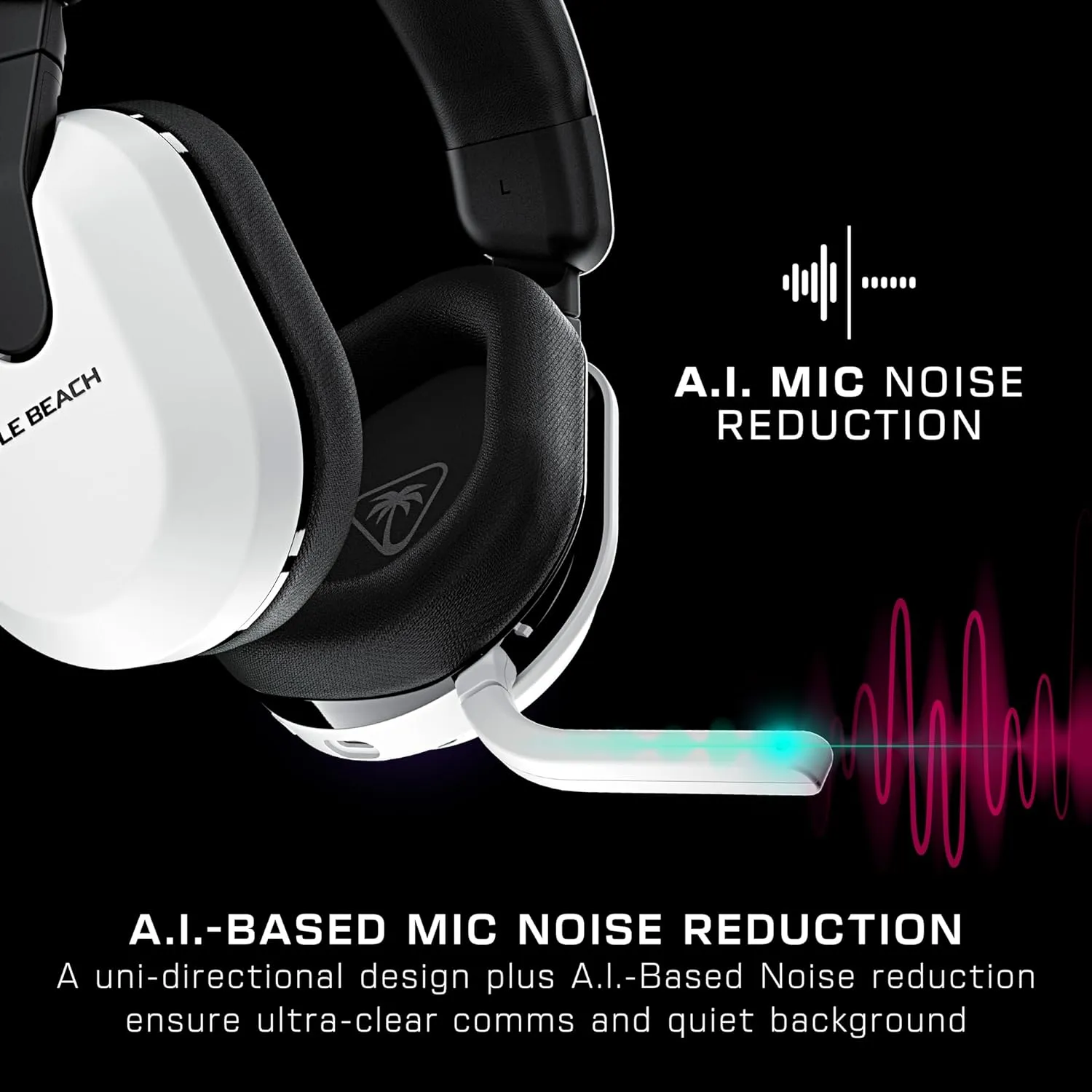 Turtle Beach Stealth 600 Wireless Multiplatform Amplified Gaming Headset for Xbox Series X|S, Xbox One, PC, PS5, PS4, & Mobile  Bluetooth, 80-Hr Battery, Noise-Cancelling Mic  White