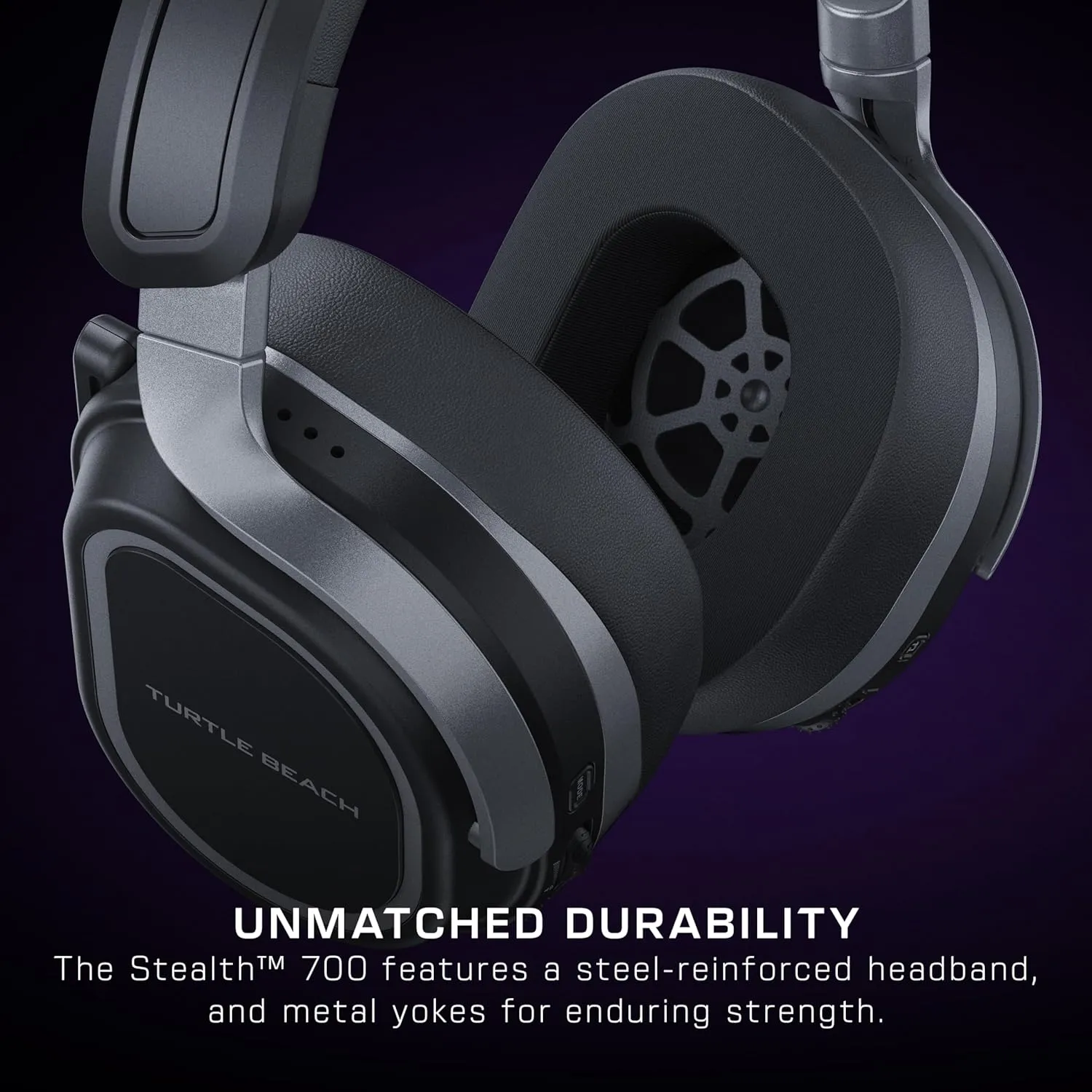 Turtle Beach Stealth 700 Gen 3 Wireless Multiplatform Amplified Gaming Headset for PC, PS5, PS4, Mobile  24-bit Audio, 60mm Drivers, High-Bandwidth Microphone, Bluetooth, 80-Hr Battery  Black