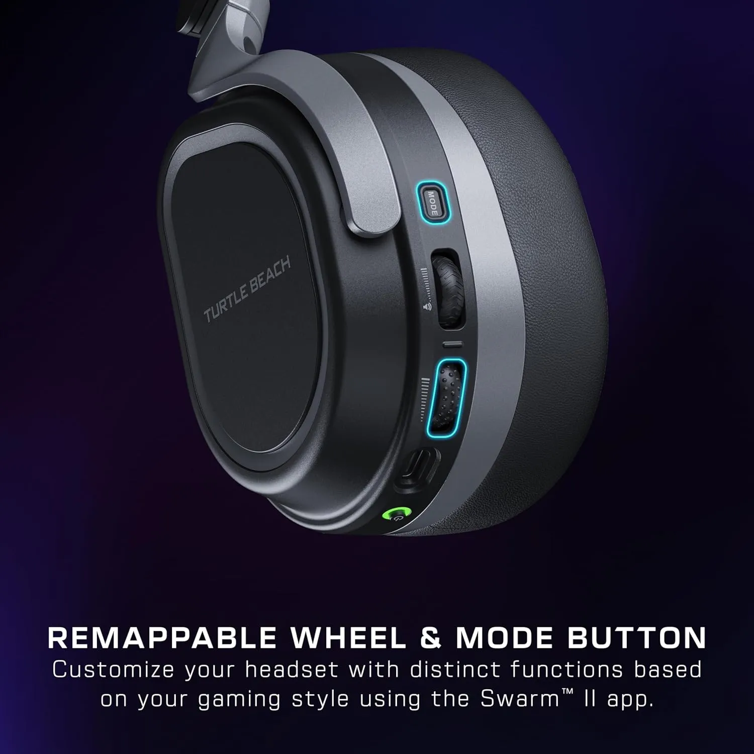Turtle Beach Stealth 700 Gen 3 Wireless Multiplatform Amplified Gaming Headset for PC, PS5, PS4, Mobile  24-bit Audio, 60mm Drivers, High-Bandwidth Microphone, Bluetooth, 80-Hr Battery  Black