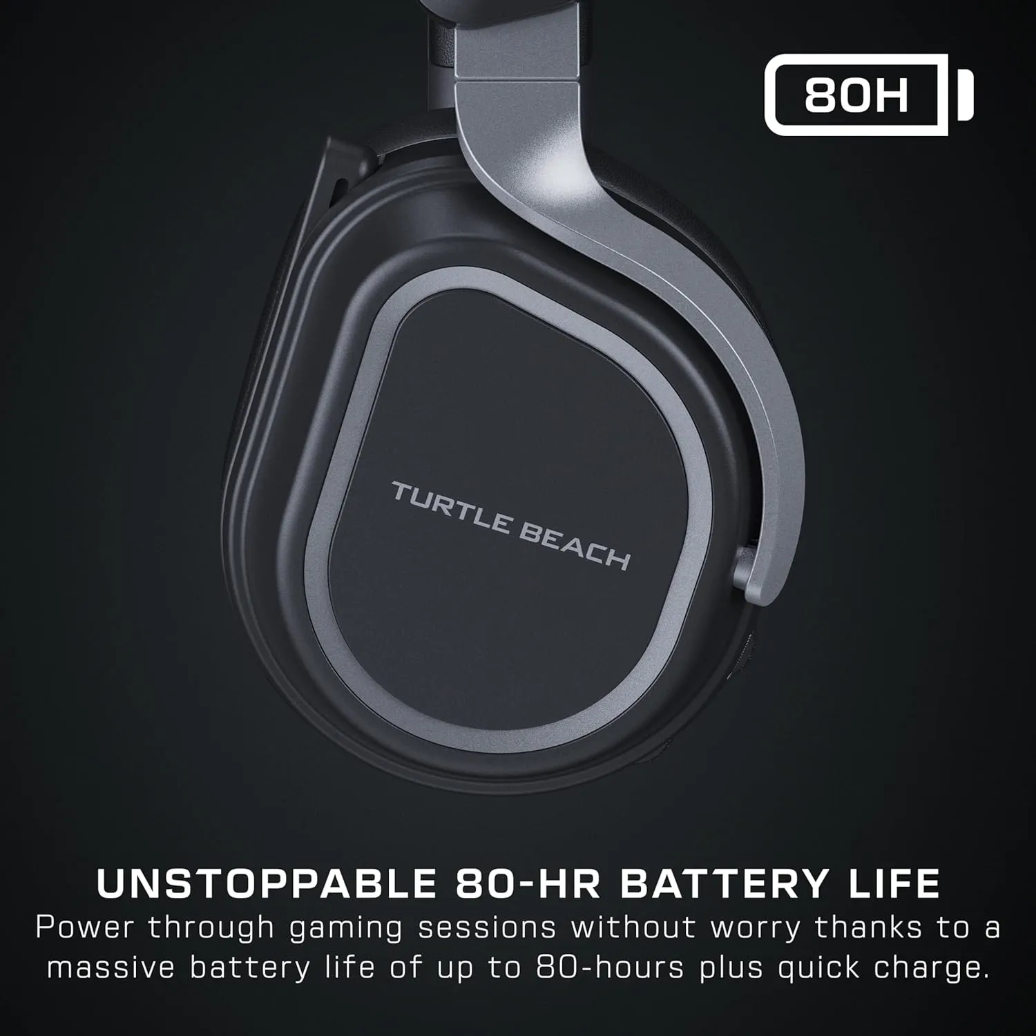 Turtle Beach Stealth 700 Gen 3 Wireless Multiplatform Amplified Gaming Headset for PC, PS5, PS4, Mobile  24-bit Audio, 60mm Drivers, High-Bandwidth Microphone, Bluetooth, 80-Hr Battery  Black