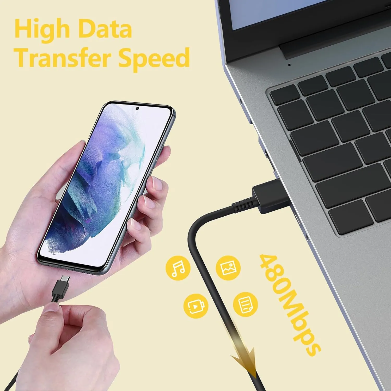 Type C Samsung Fast Charging,3Pack 25W Samsung Super Fast Charger Block with 10Ft USB C Charger Cable Compatible with Samsung Galaxy S24 Ultra/S23/S22/S21/S20/iPhone 15/15 Plus/15 Pro/15 Pro Max