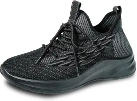 VANGELO Women Professional Slip Resistant Work Sneaker Shoe for Food Service Health Care Nurse AVA and ARIA Black