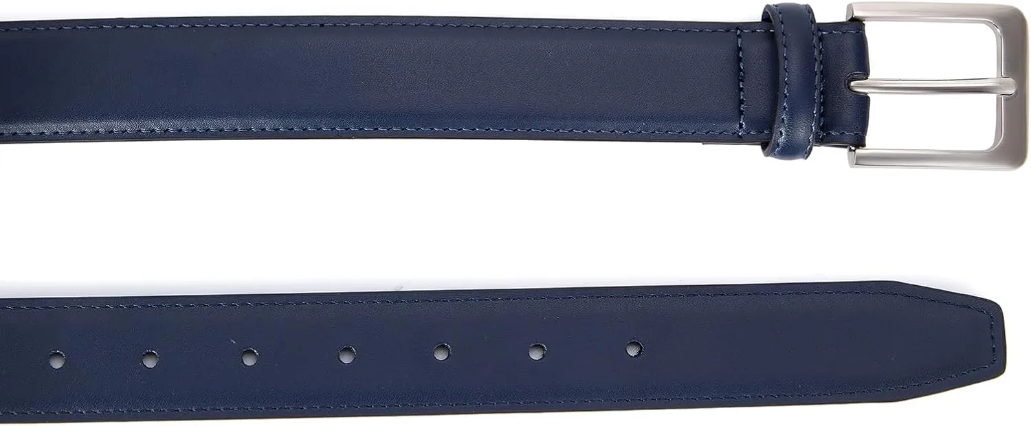 VATAN Men's Genuine Leather Dress Belts, Handmade Classic Every Day Leather Jeans Belt for Men Work Business Casual