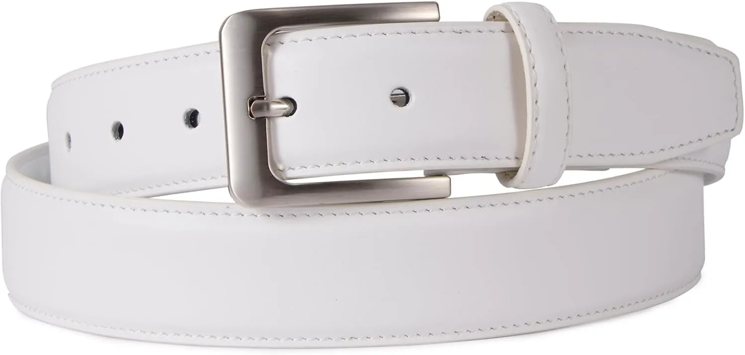 VATAN Men's Genuine Leather Dress Belts, Handmade Classic Every Day Leather Jeans Belt for Men Work Business Casual